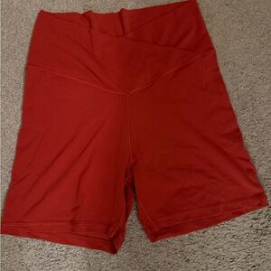 Offline by Aerie Real Me 5” Bike Shorts rust colored